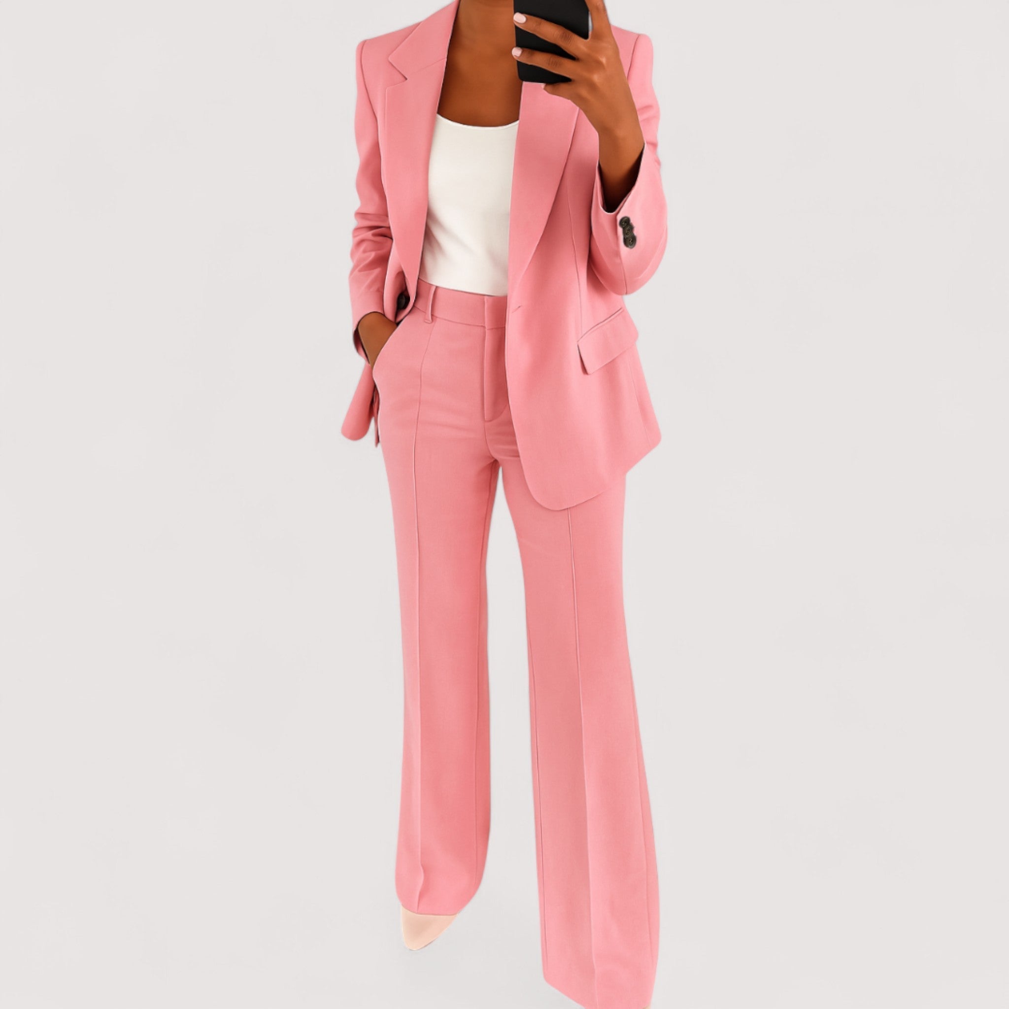 Kine - Tailored Two-Piece Women's Suit Wool UK8-16 Navy