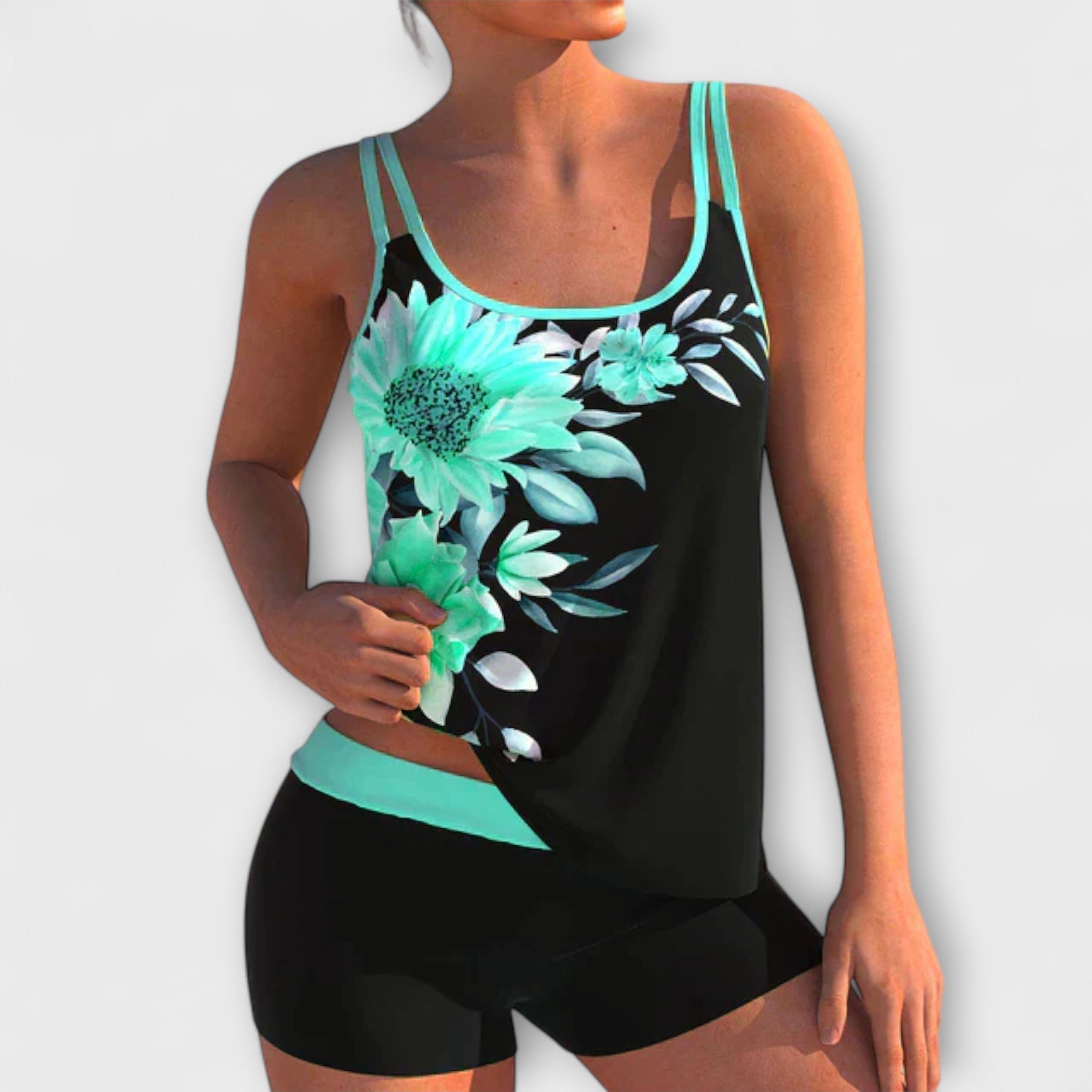 Alicia Floral Bikini Set Elegant Comfort Fit Womens Swim