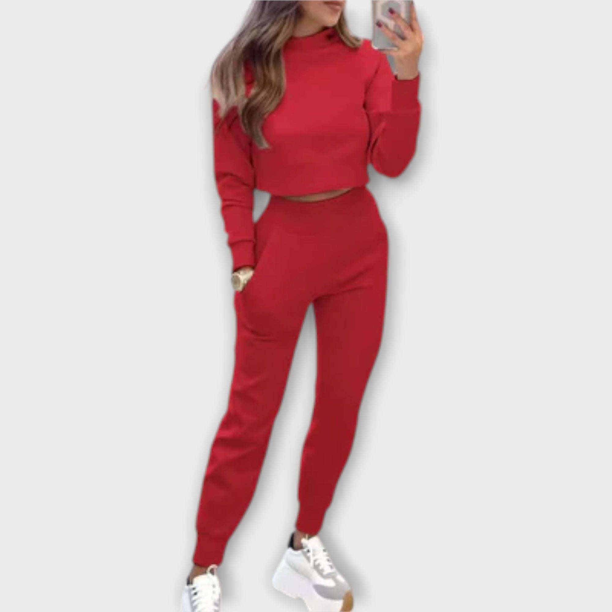 Olivia Comfort Style Set Modern Jumper And Joggers Lounge