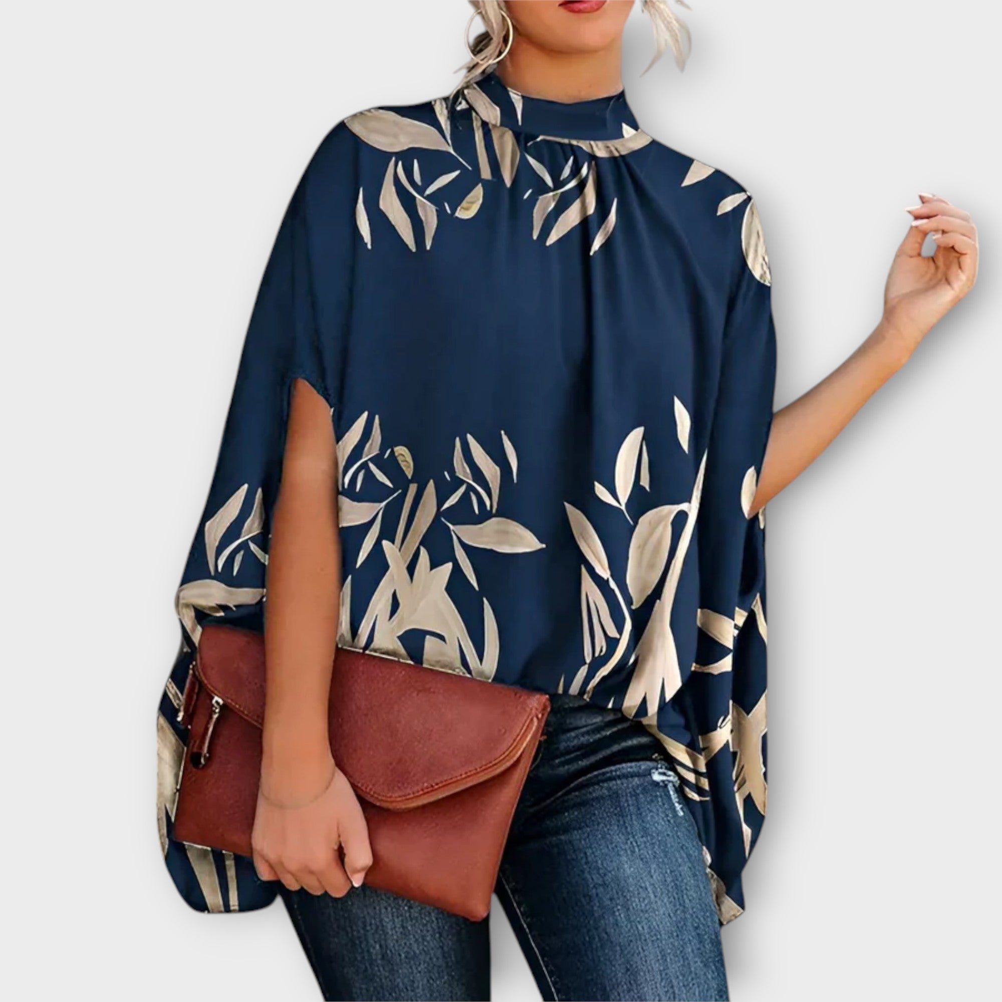 Jacqueline Timeless Elegant Chic Womens Evening Blouse