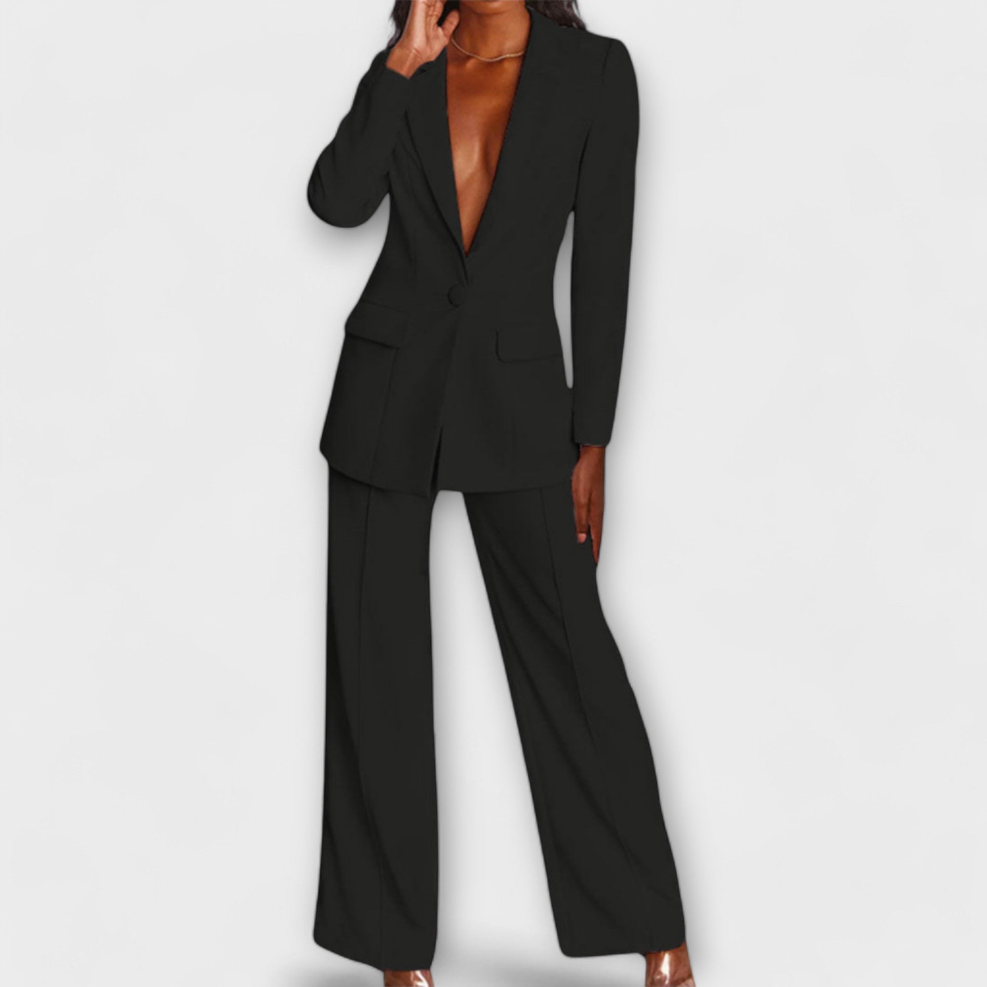 Nerea Chic – Suit Set – Polyester Black UK10 – Office