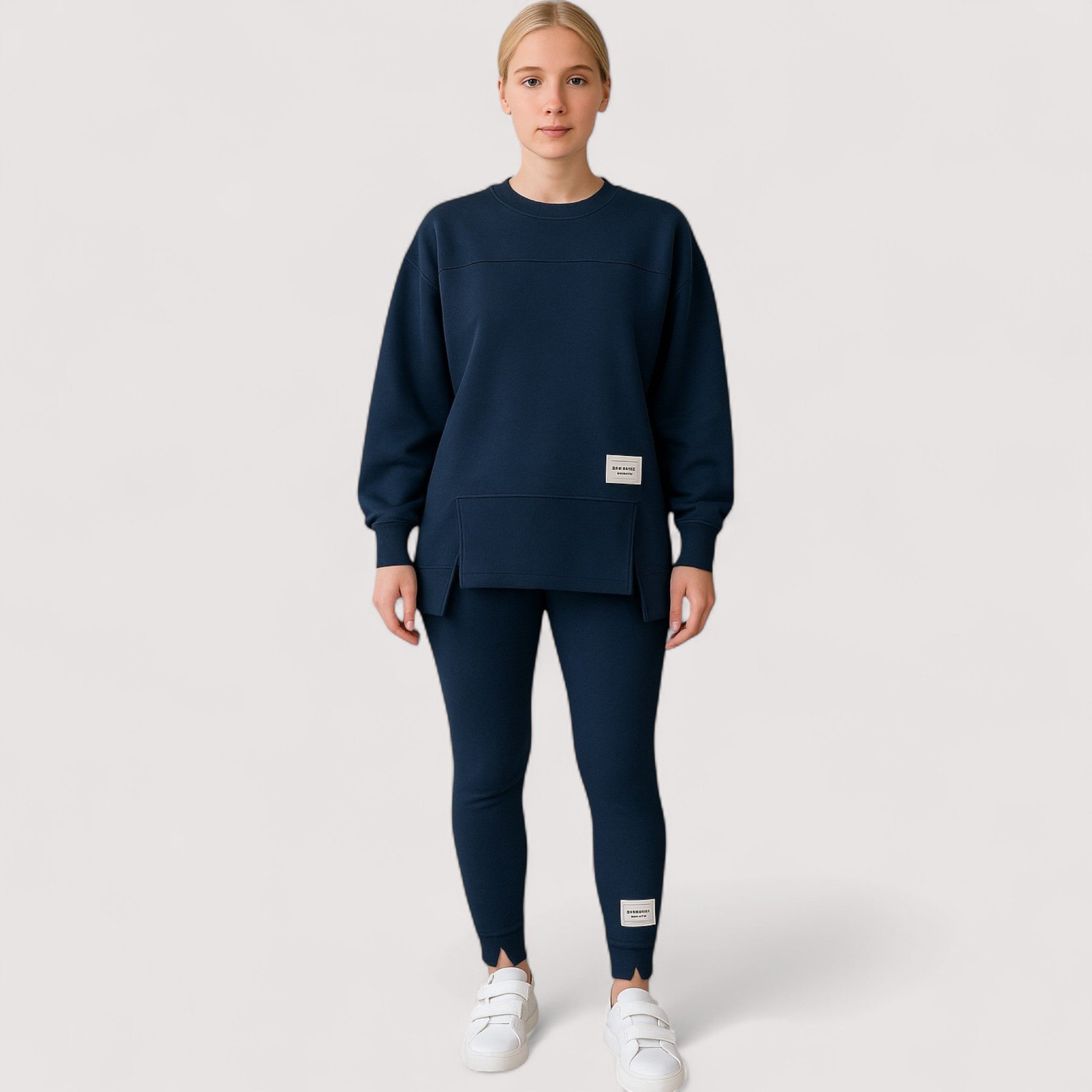 Dagmar Sweater Leggings Set Cotton Blend S-XL Charcoal Cosy