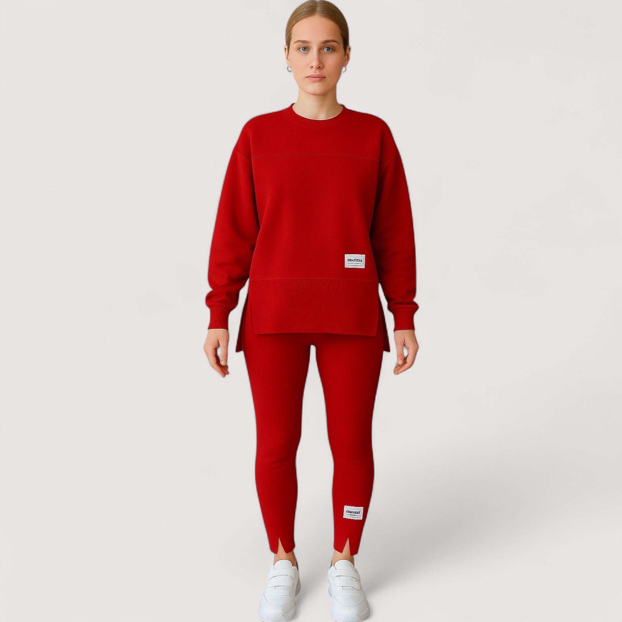 Dagmar Sweater Leggings Set Cotton Blend S-XL Charcoal Cosy