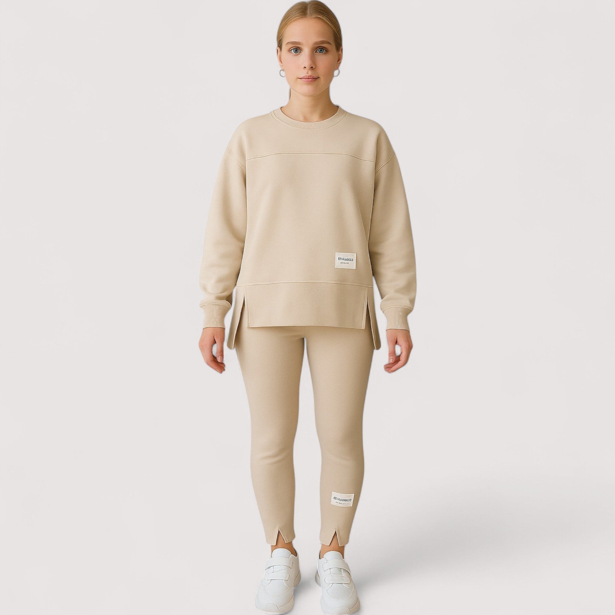 Dagmar Sweater Leggings Set Cotton Blend S-XL Charcoal Cosy