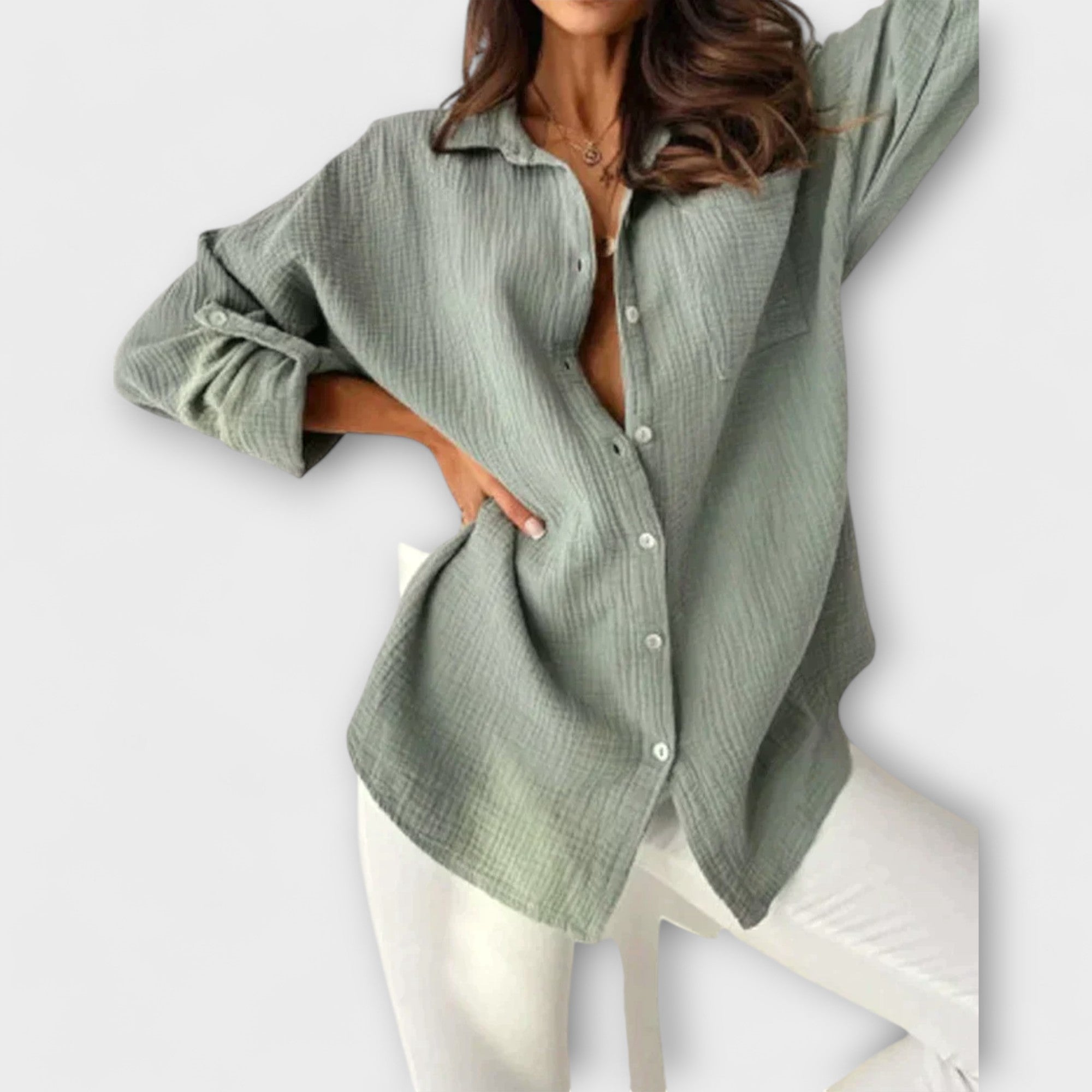 Clara Summer Touch Blouse Womens Lightweight Breathable