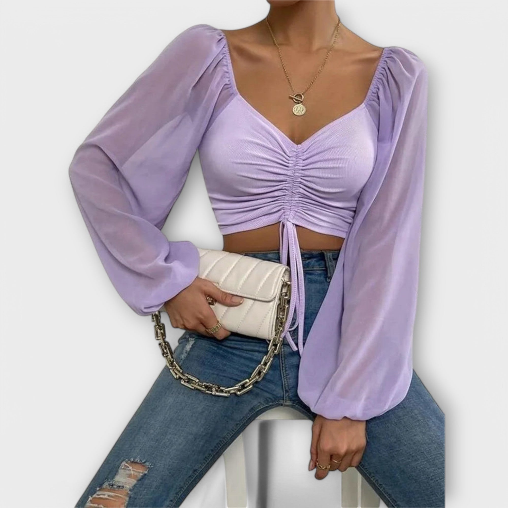Ariadna Sophisticated Blouse For Evening And Events