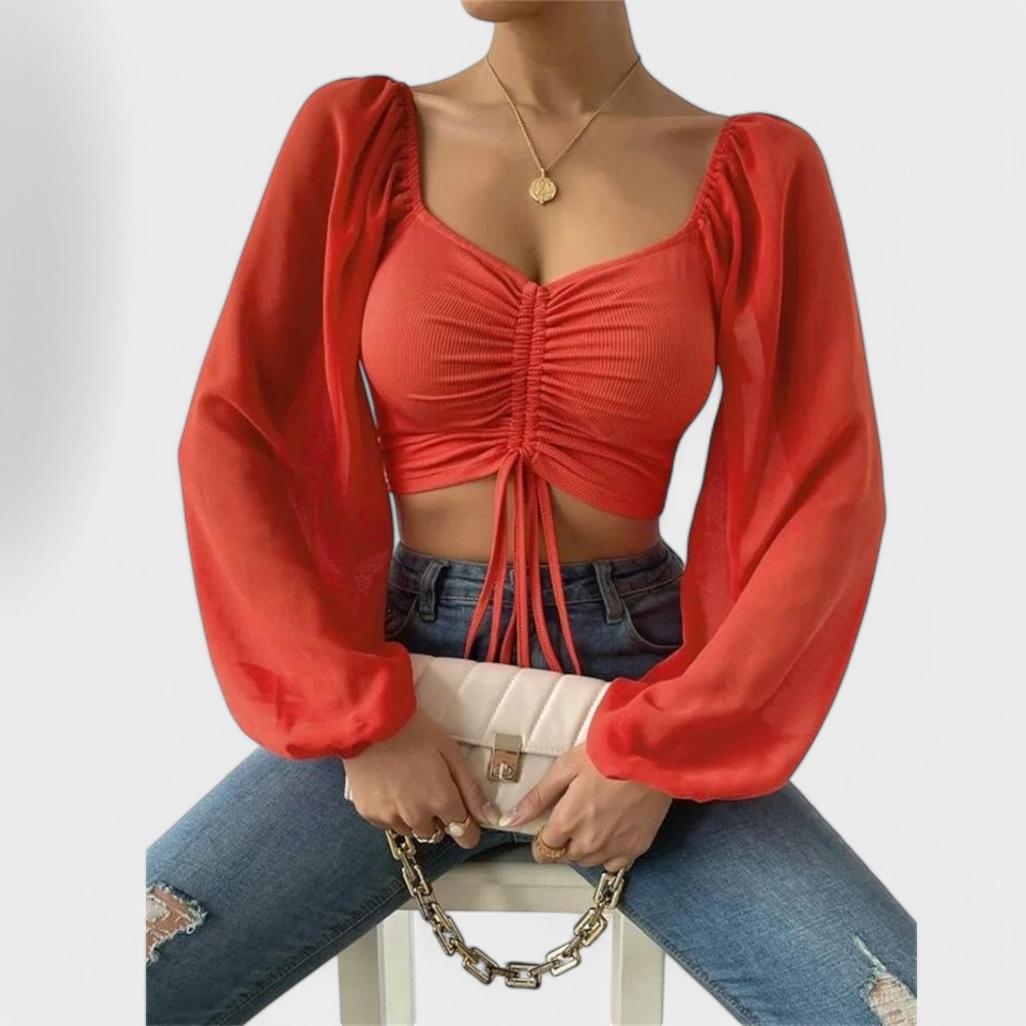 Ariadna Sophisticated Blouse For Evening And Events