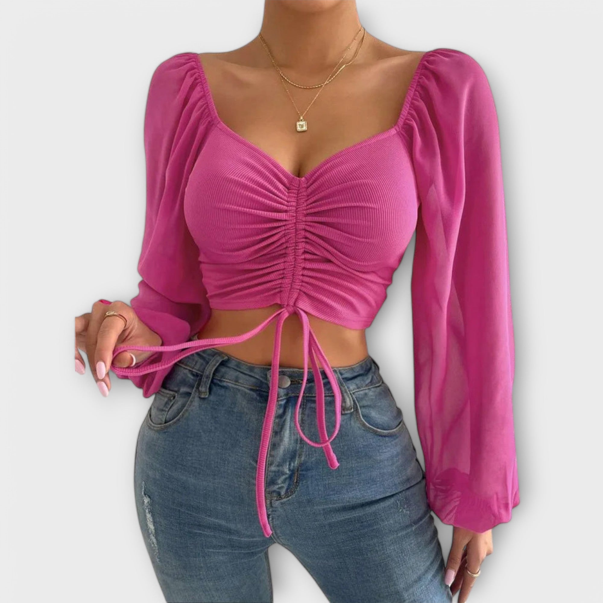 Ariadna Sophisticated Blouse For Evening And Events