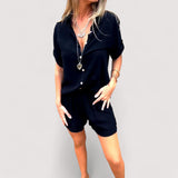 Selma Relaxed Set Breathable Cotton Blend M Solid For Spring